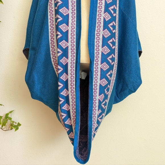 Aztec Tribal Cocoon Cardigan • Boho - Picture 9 of 9